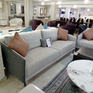 SALON TURQUE 2 PLACES ET 2 FAUTEUILS (L=2,30m x l=90cm)