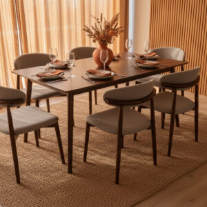 SALLE À MANGER + 6 CHAISES (L=1,50m x l=80cm)